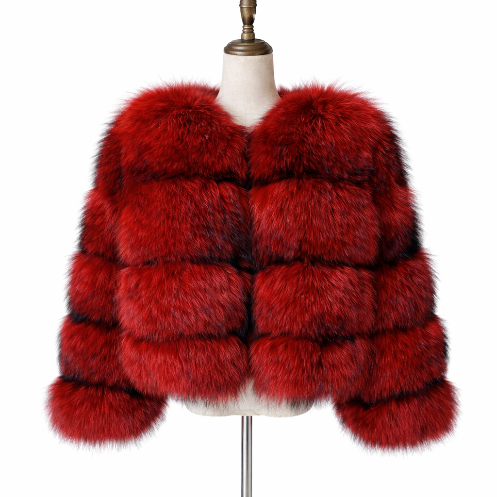 Aria - Real Fur Raccoon Jacket