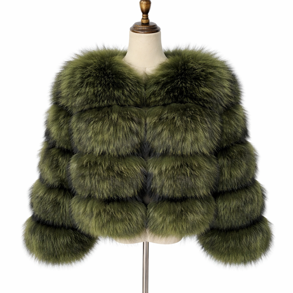 Aria - Real Fur Raccoon Jacket