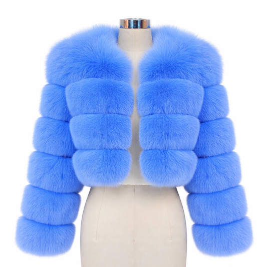 Luna - Faux Fur Fox Jacket