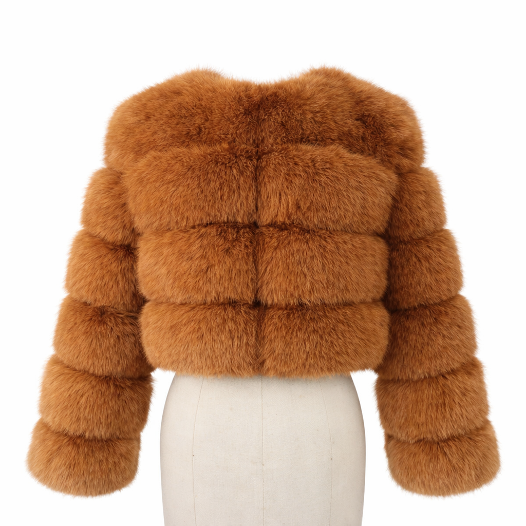 Luna - Faux Fur Fox Jacket