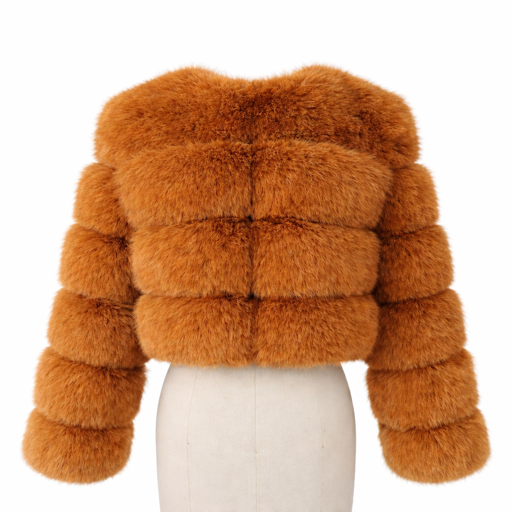 Luna - Faux Fur Fox Jacket