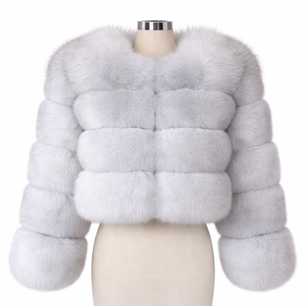 Luna - Faux Fur Fox Jacket