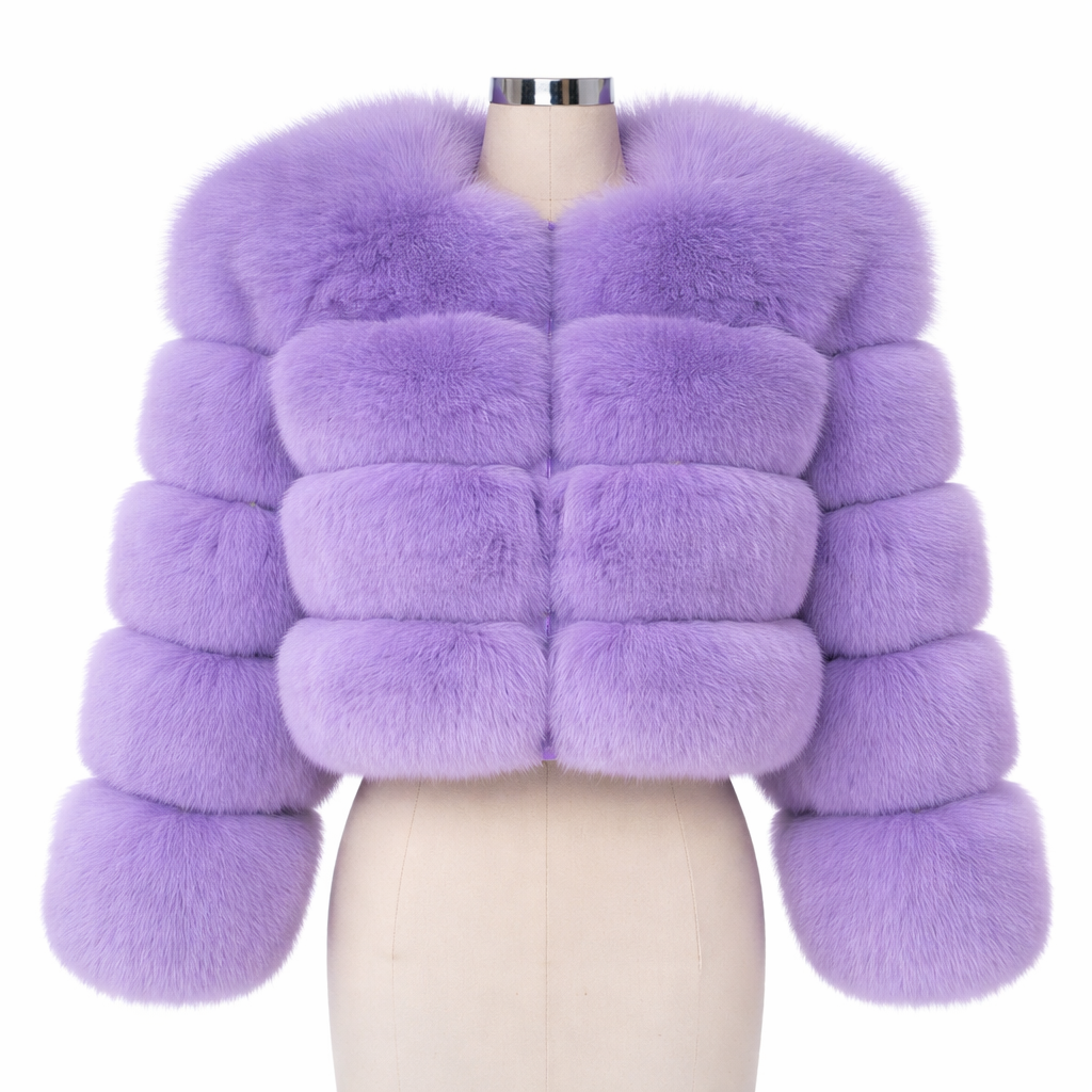 Luna - Faux Fur Fox Jacket