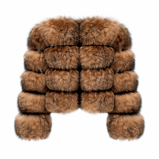 Aria - Real Fur Raccoon Jacket